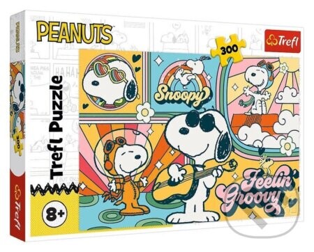 Puzzle Zábavný svět Peanuts 300 dílků - Trefl