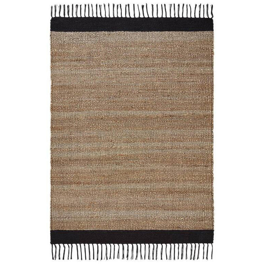 Linea Natura JUTOVÝ KOBEREC, 160/230 cm černá, jílová barva