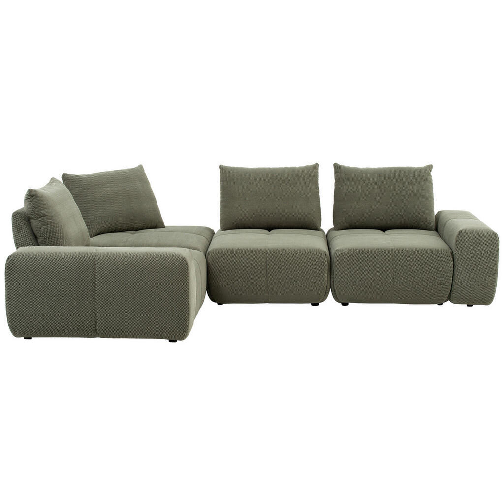 Xora SEDACÍ SOUPRAVA, textil, olivově zelená