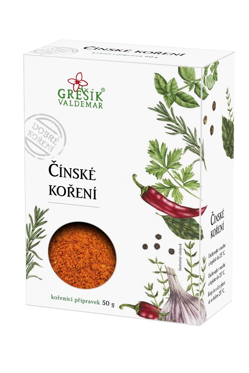 GREŠÍK Dobré koření Čínské koření 50 g DMT 02/2026