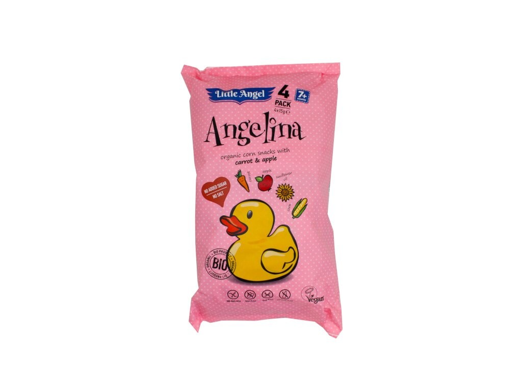 Mclloyd's McLloyds BIO snack Angel Angelina 4x15 g DMT 03/2026