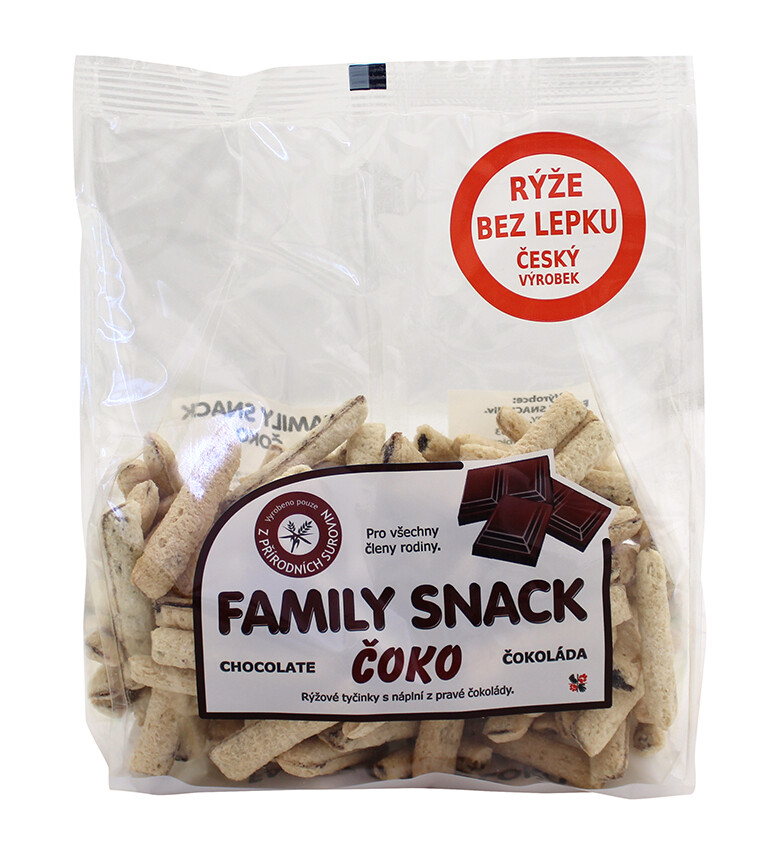 Family snack ČOKO sáček 165 g DMT 03/2026