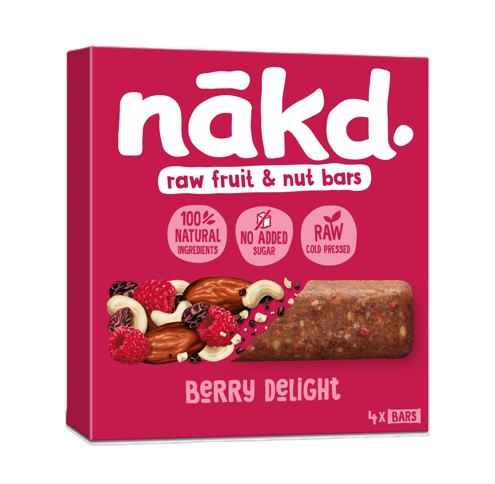 NAKD Berry Delight 4x35 g DMT 03/2026