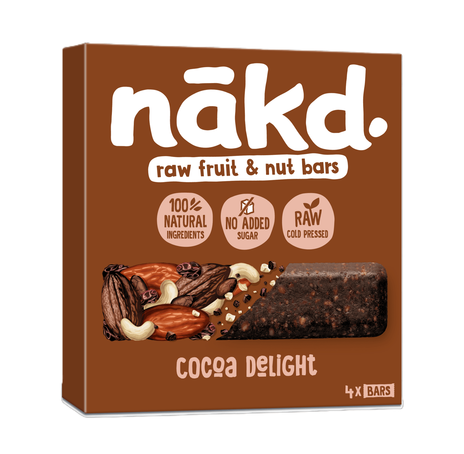 NAKD Cocoa Delight 4x35 g DMT 03/2026