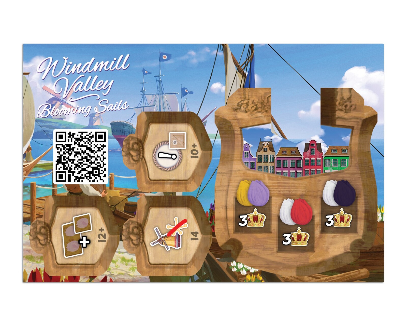Board&Dice Windmill Valley: Blooming Sails: New Ports promo