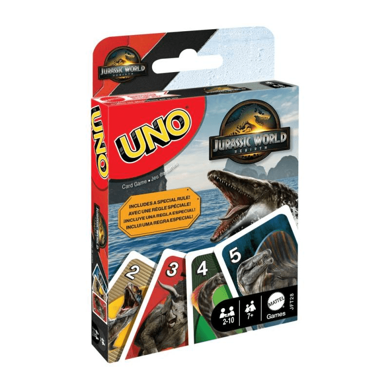 Mattel, Inc. Poškozené - UNO Jurský svět 4