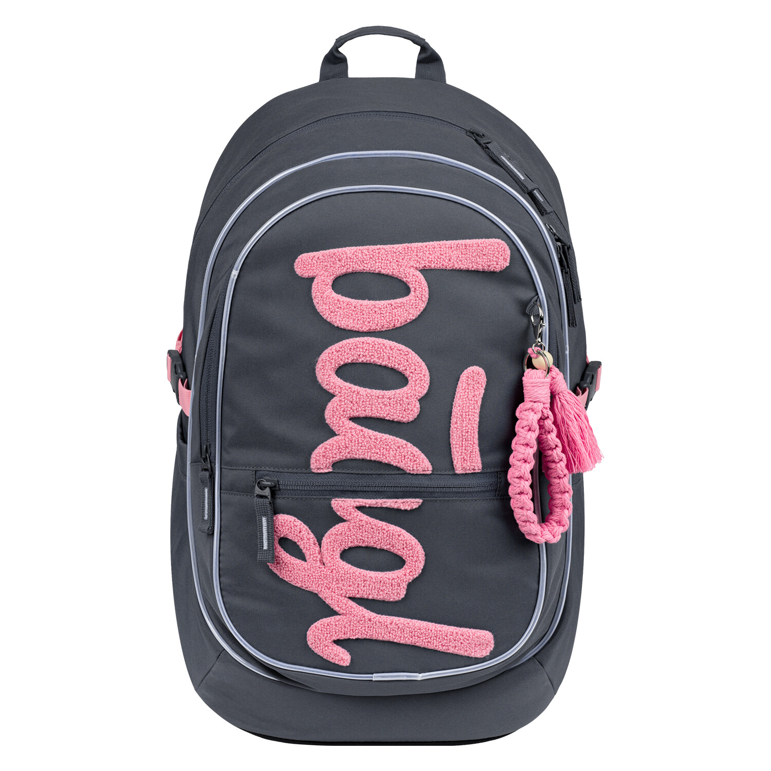 Školní batoh BAAGL Core Logo - 25 L - růžový