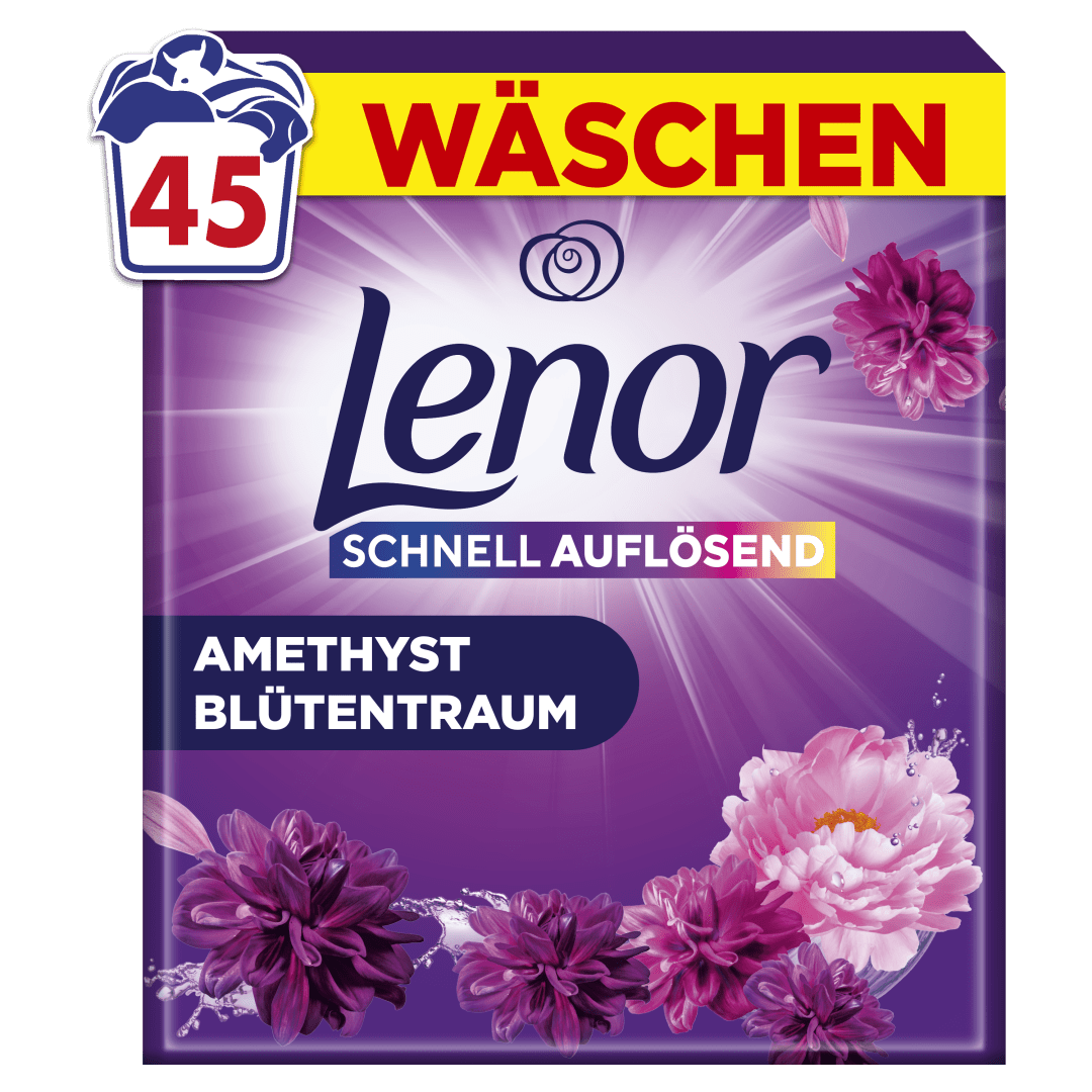 LENOR Color Amethyst prací prášek, 45 praní 2.25 kg