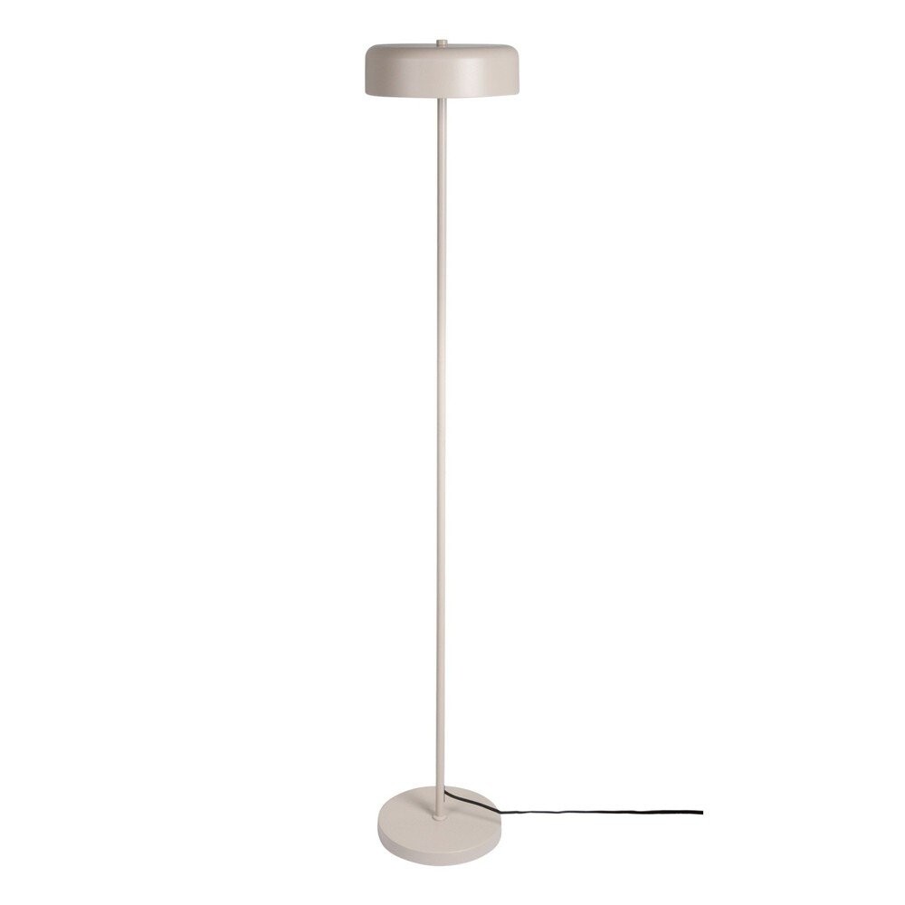 Béžová stojací lampa s kovovým stínidlem (výška 140 cm) Riqueza Palo – Leitmotiv