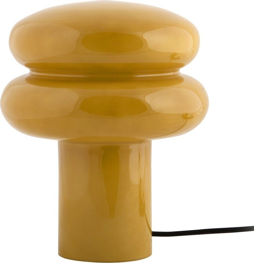 Okrově žlutá skleněná stolní lampa (výška 24 cm) Incesante – Leitmotiv