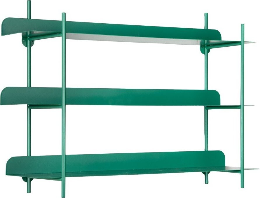 Zelená patrová kovová police 60 cm Cool Retro – PT LIVING
