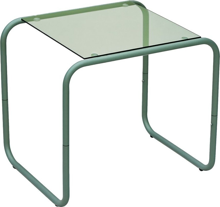 Odkládací stolek se skleněnou deskou 40x50 cm Ventana – Leitmotiv