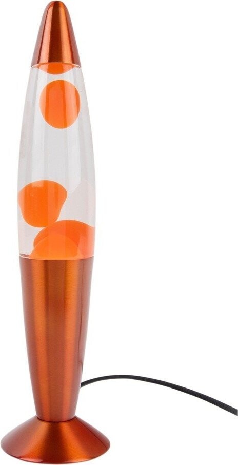 Oranžová skleněná lávová lampa (výška 35,5 cm) Funky Rocket Lava – Leitmotiv
