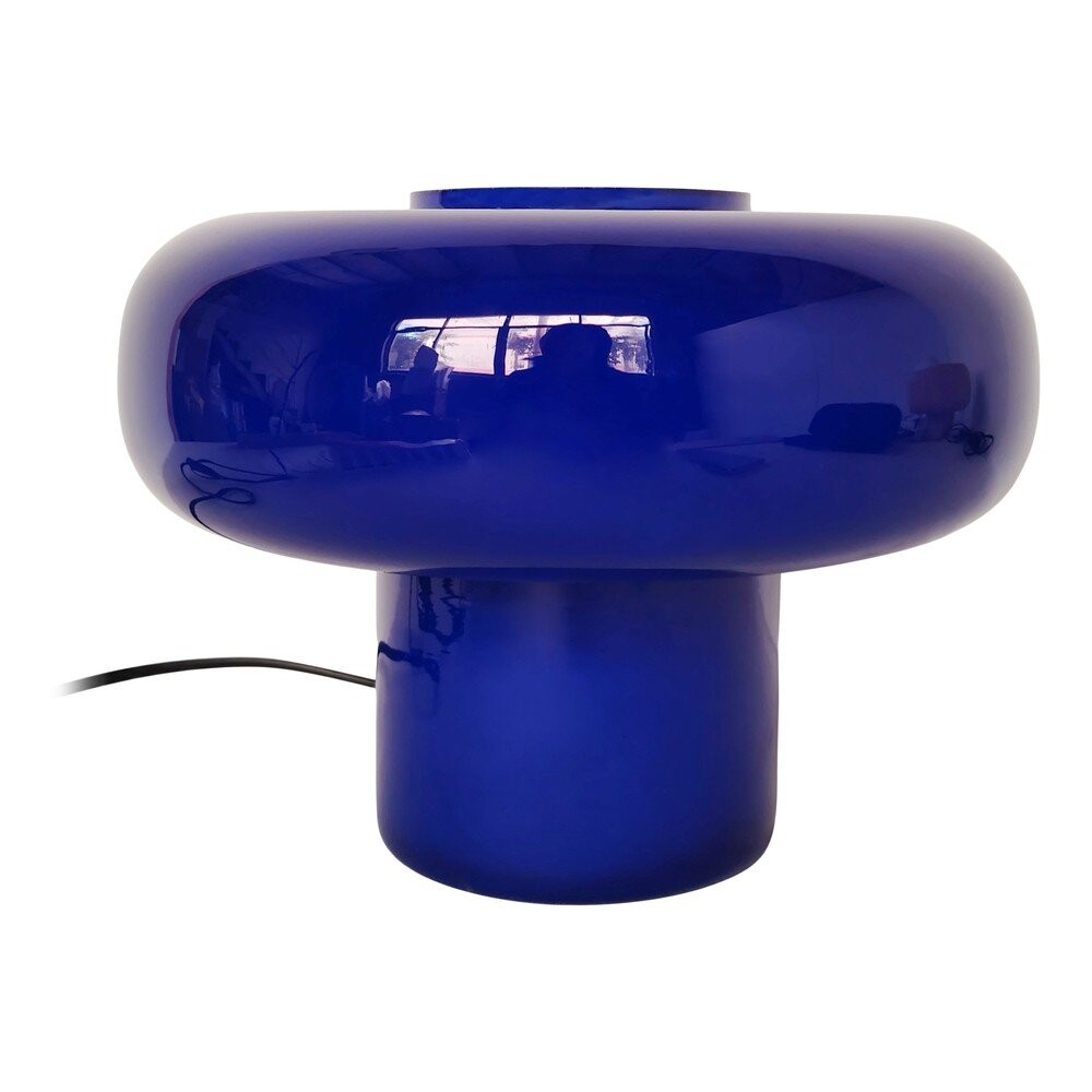Modrá skleněná stolní lampa (výška 18 cm) Grande Anilla – Leitmotiv