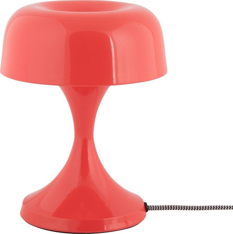 Červená kovová stolní lampa (výška 20 cm) Moda Retro – Leitmotiv