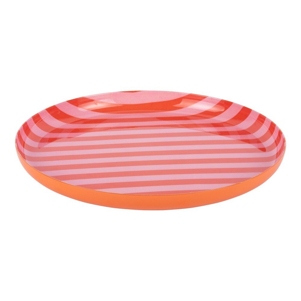 Oranžový/světle růžový železný talíř ø 22 cm Animado – PT LIVING