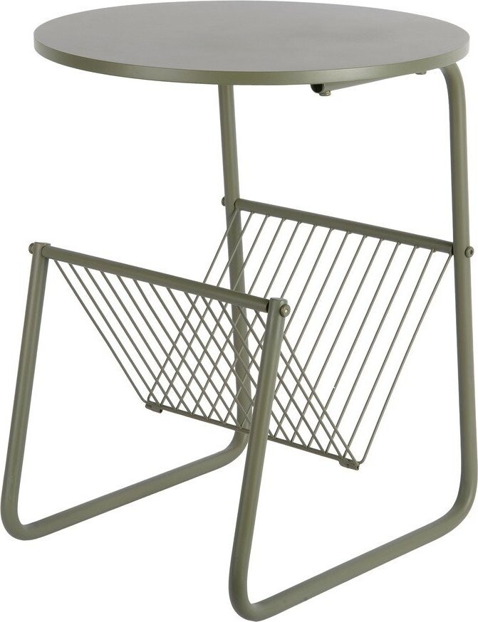 Kovový kulatý odkládací stolek ø 40 cm Riqueza Revista – Leitmotiv