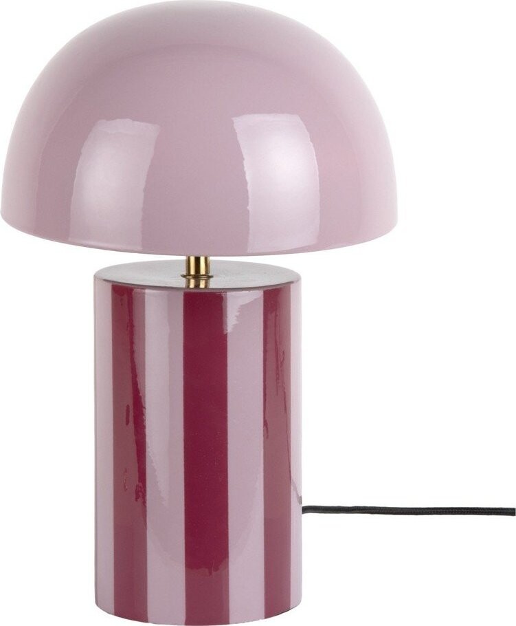 Fialová kovová stolní lampa (výška 34 cm) Rayado – Leitmotiv