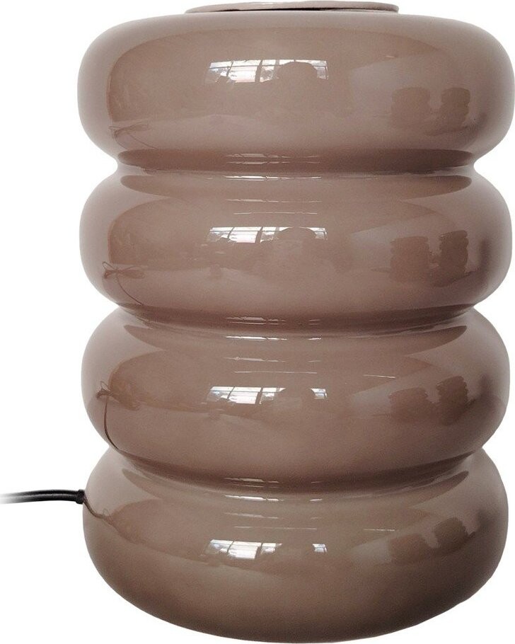 Taupe skleněná LED stolní lampa (výška 16,5 cm) Aro – Leitmotiv