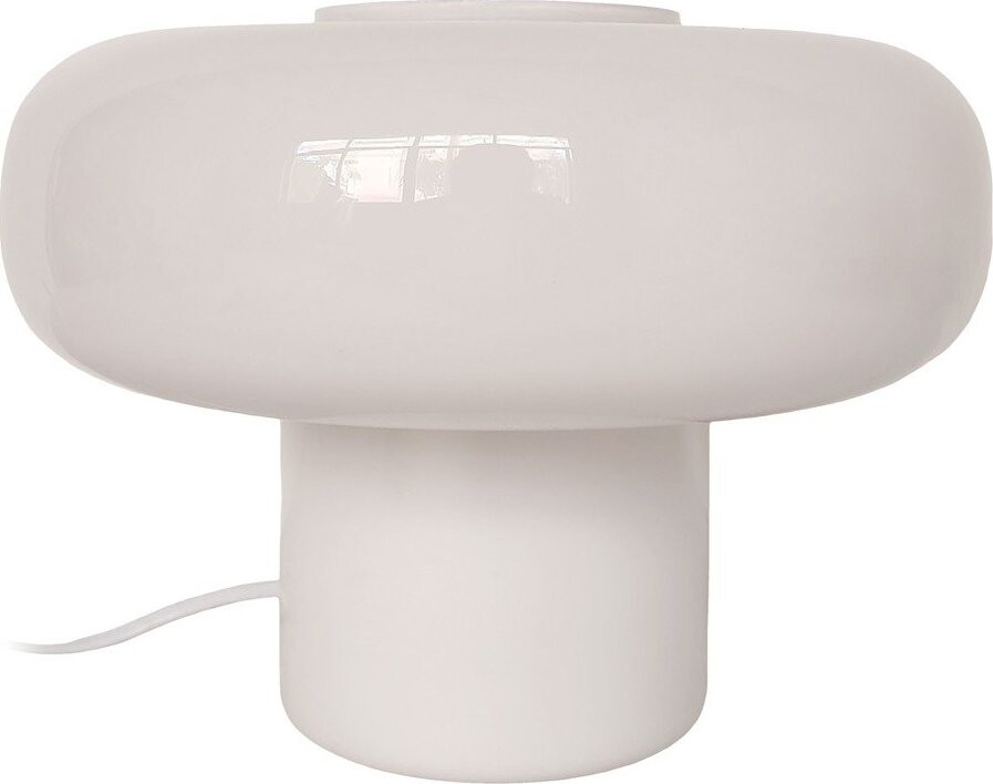 Bílá skleněná stolní lampa (výška 18 cm) Grande Anilla – Leitmotiv