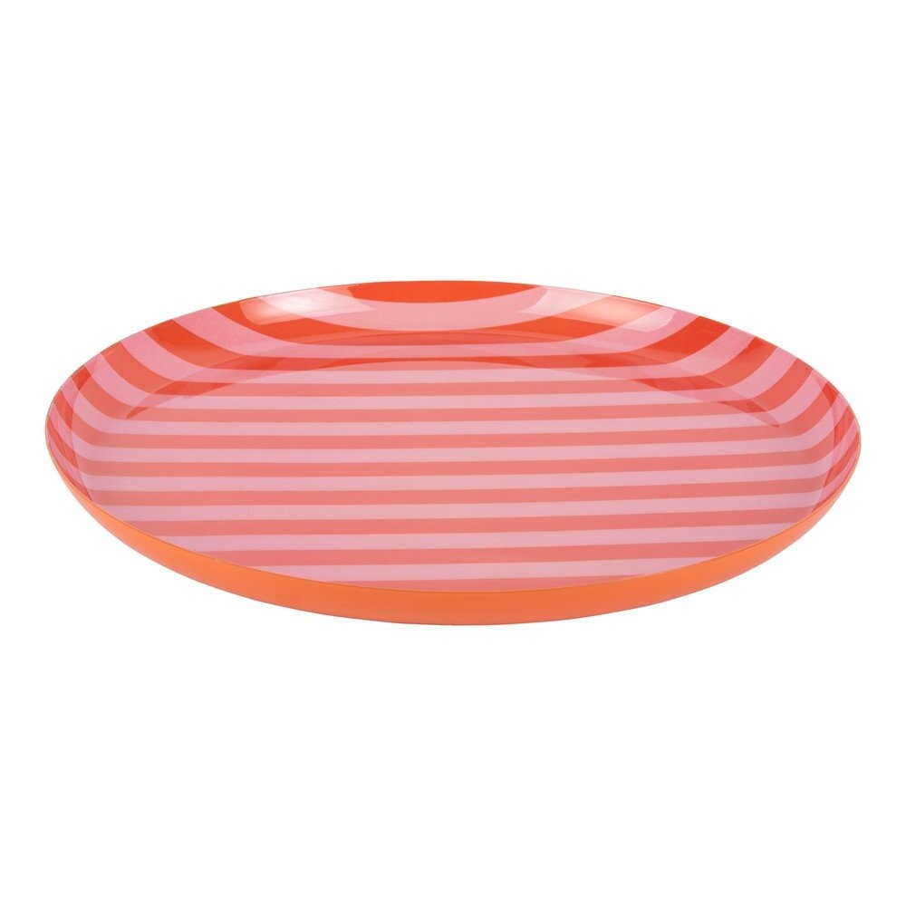 Oranžový/světle růžový železný talíř ø 30 cm Animado – PT LIVING