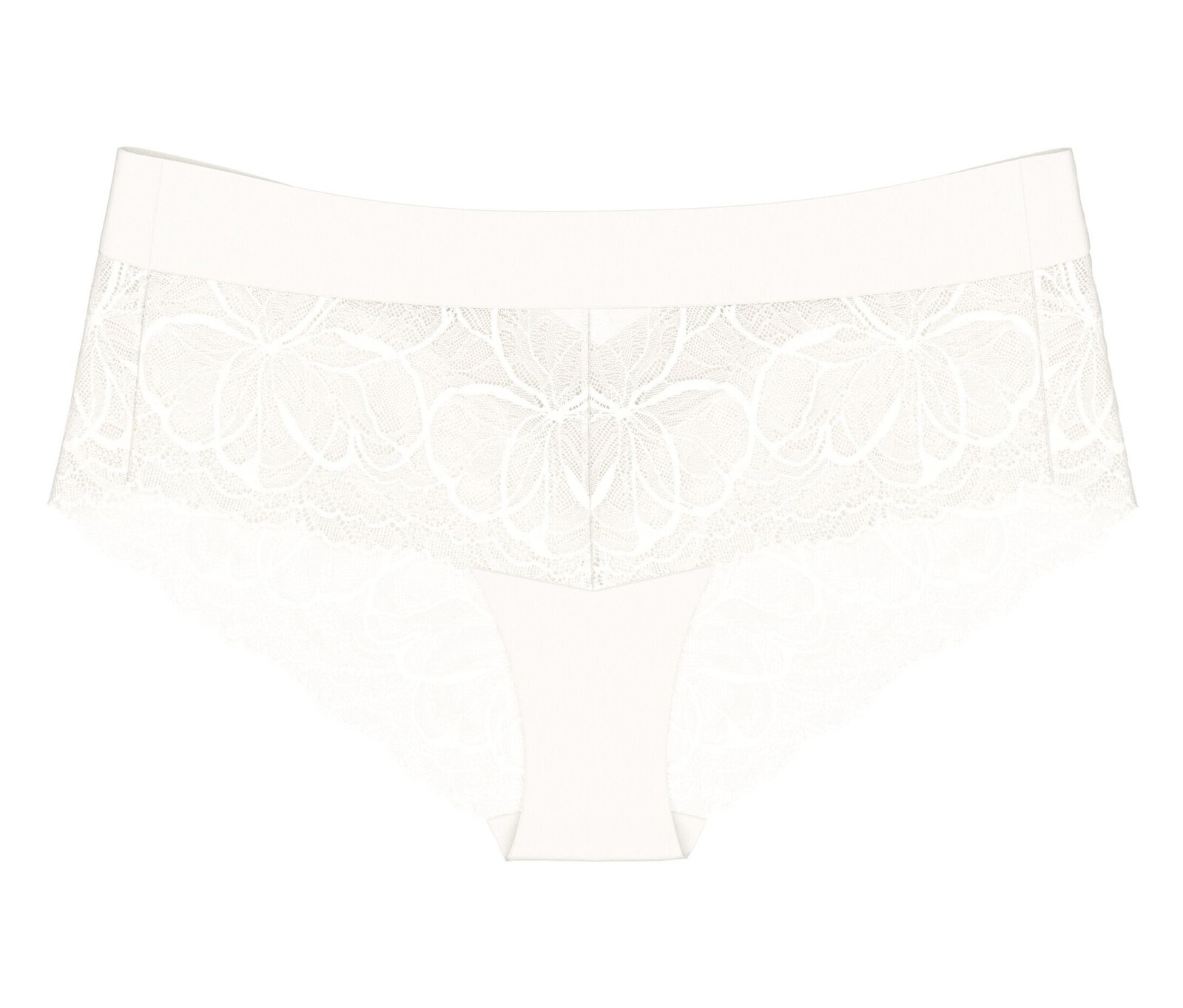 Bokové kalhotky Triumph Body Makeup Illusion Lace - pro ženy - vel. 42 - barva: bílá