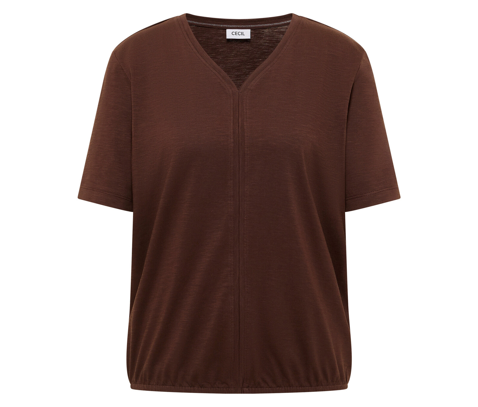 Tchibo - Tunikové tričko Cecil - pro ženy - vel. M - barva: hnědá