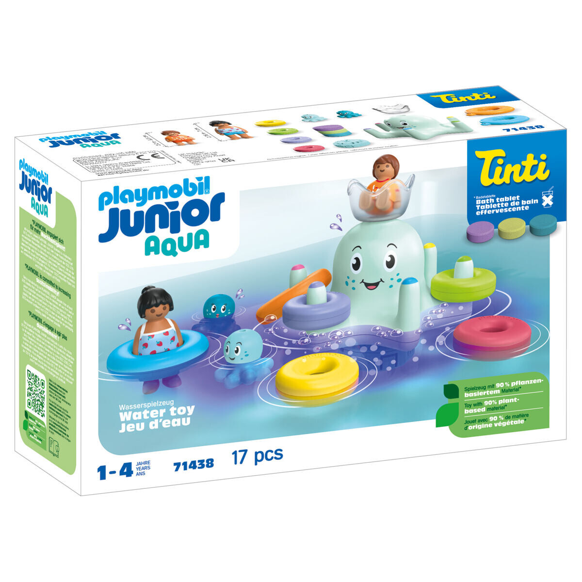 Playmobil Junior Aqua & Tinti: Junior & Tinti: Barevná chobotnice