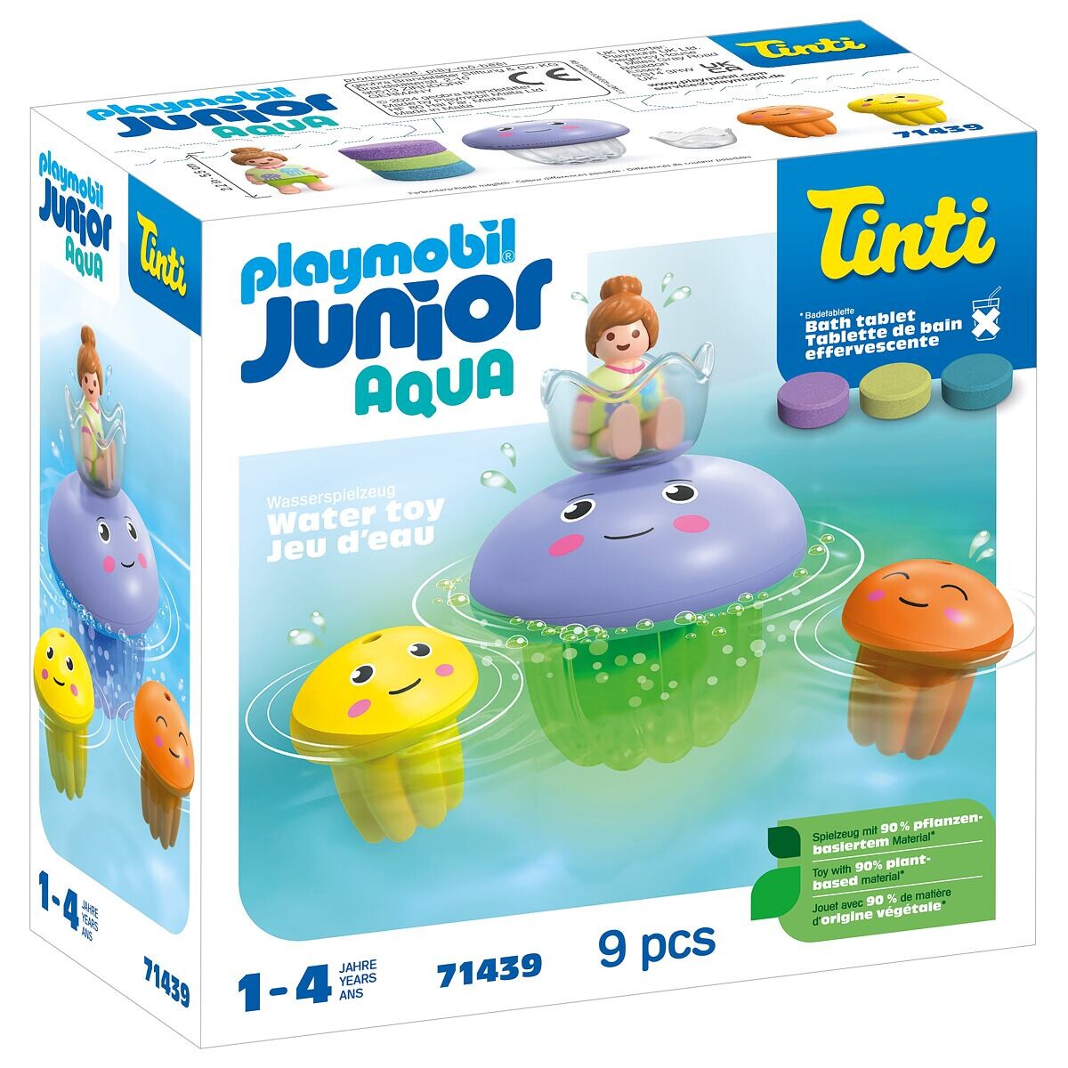 Playmobil Junior Aqua & Tinti: Junior & Tinti: Barevná rodina medúz