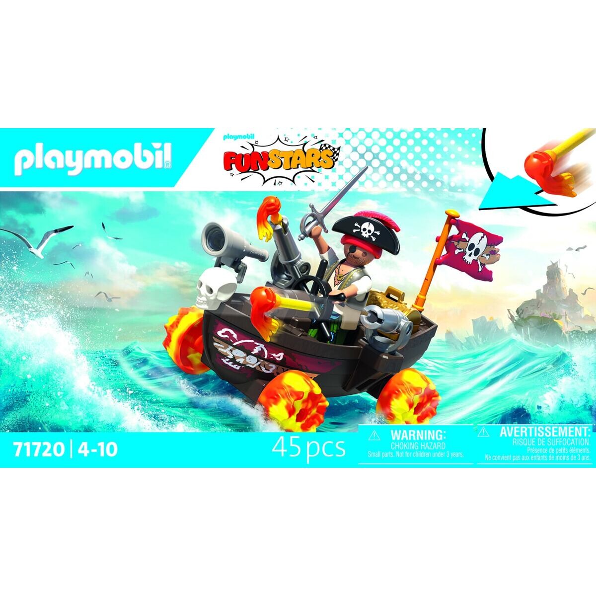 Playmobil Závoďák Pirátský člun