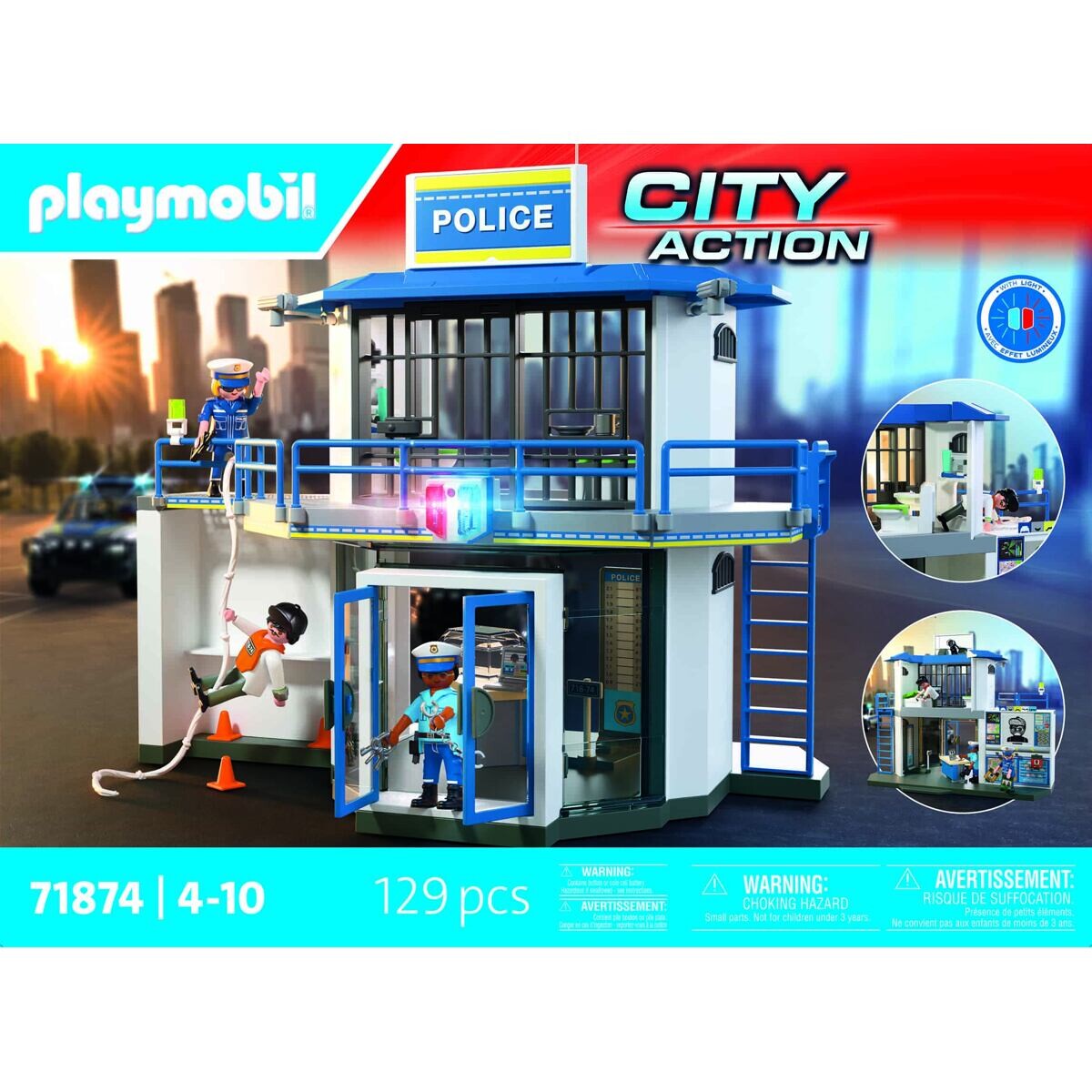 Playmobil Policejní služebna s vyšetřovatelnou
