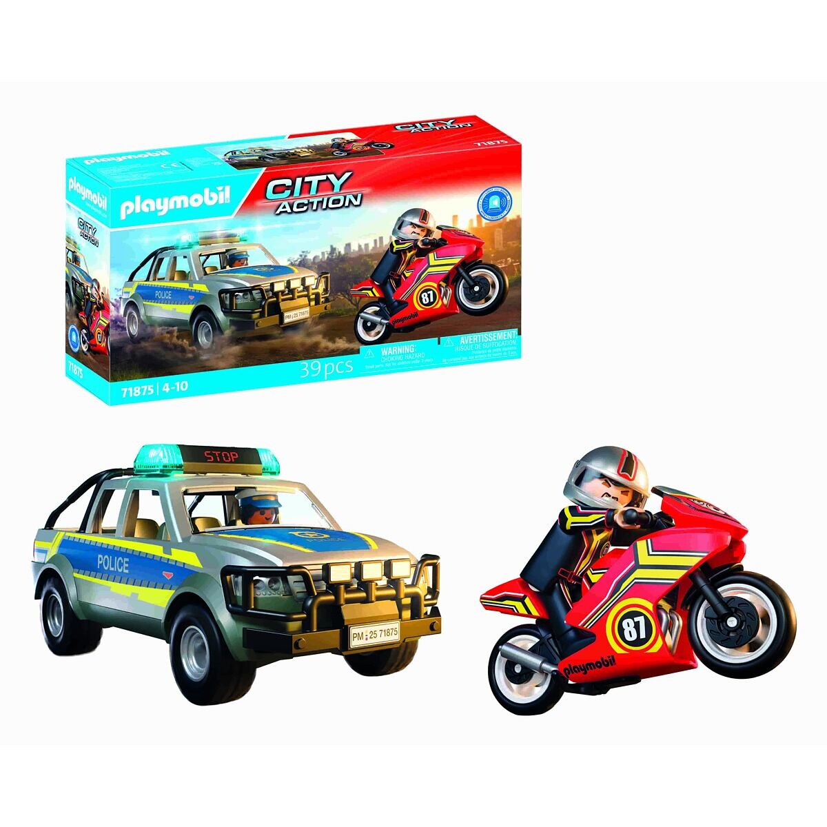 Playmobil Honička s policejním pickupem