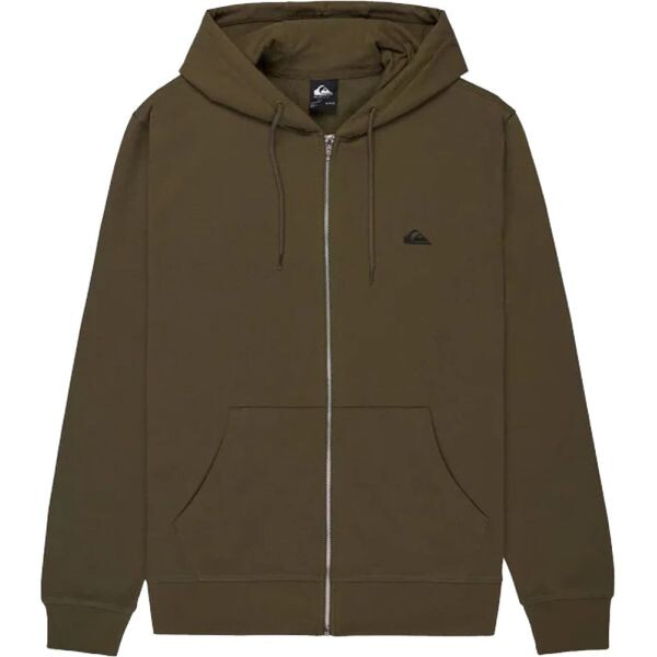 Mikina Quiksilver Basic Hood Zip - Hnědá - L