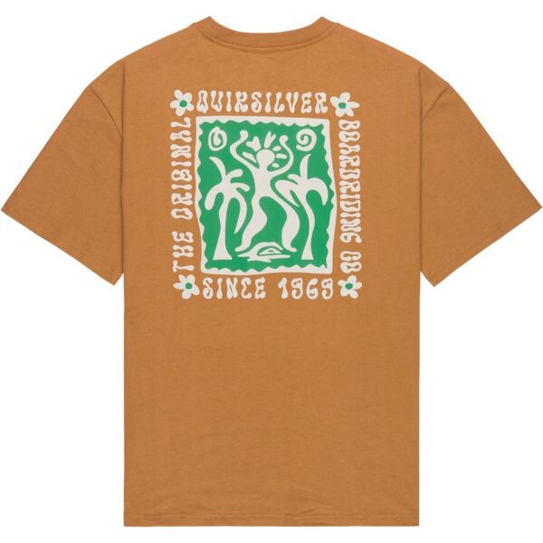 Triko Quiksilver Serenity Splash - Oranžová - L