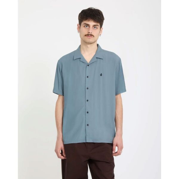 Košile Volcom Single Stone S/S - Modrá - L