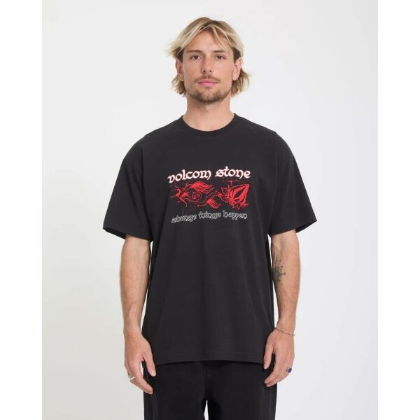 Triko Volcom Ingrow Lse S/S - Černá - L