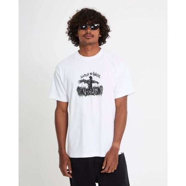 Triko Volcom Fa Gony Zubizarreta Lse S/S - Bílá - L