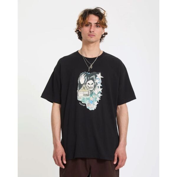 Triko Volcom Fa Issam Auptel Lse S/S - Černá - L