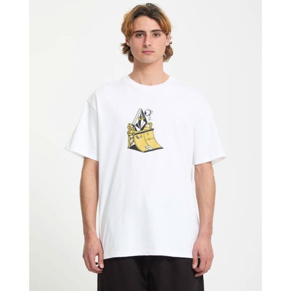 Triko Volcom Fa Daniel Shepard Walleye S - Bílá - L
