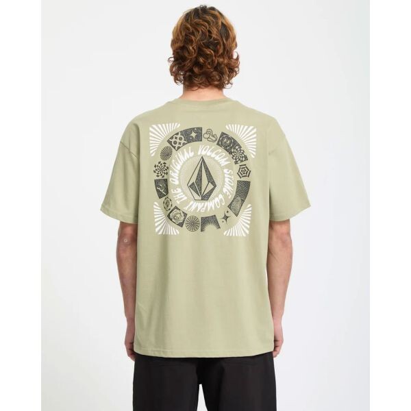 Triko Volcom Round Out S/S - Béžová - L
