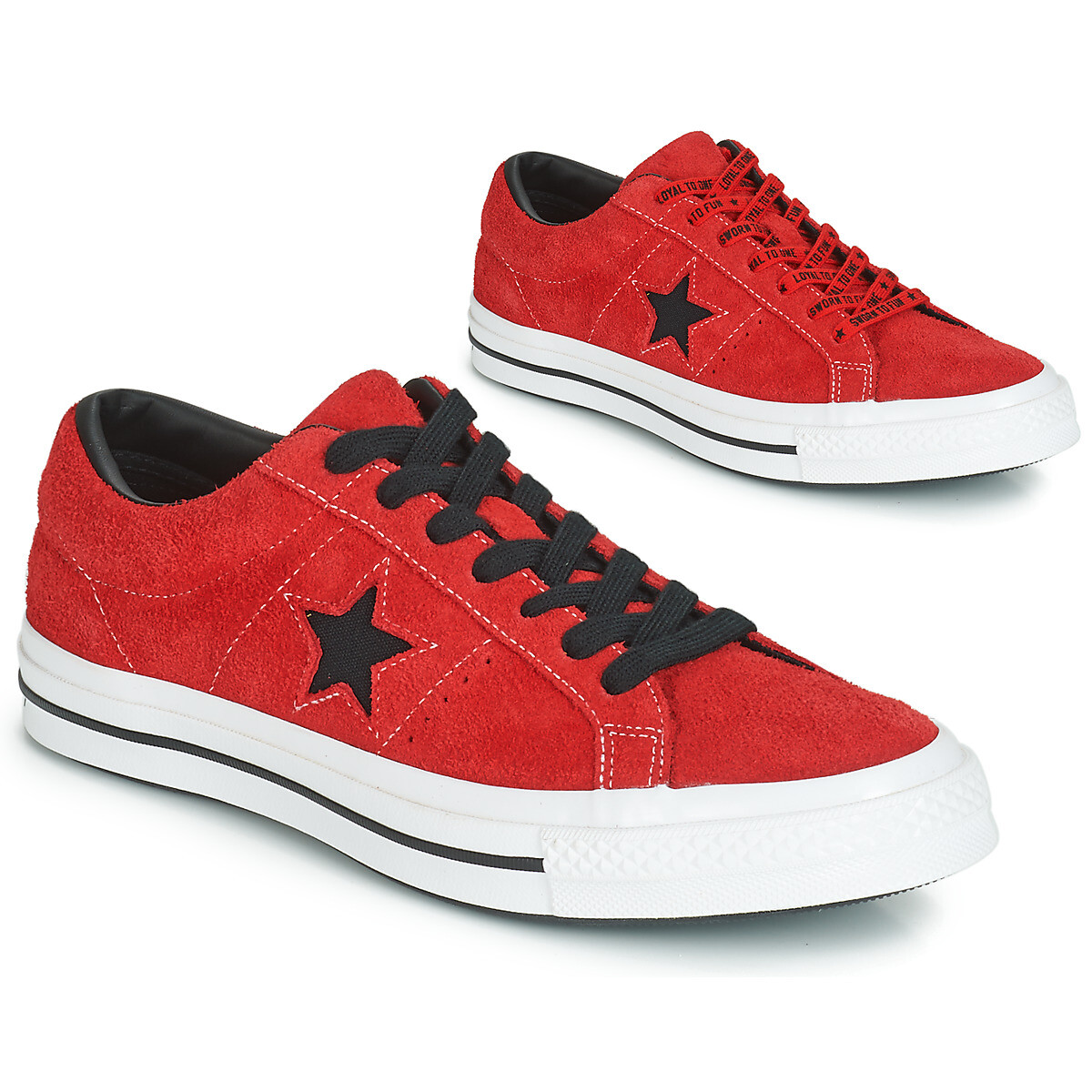 Converse  ONE STAR DARK STAR VINTAGE SUEDE OX  Červená