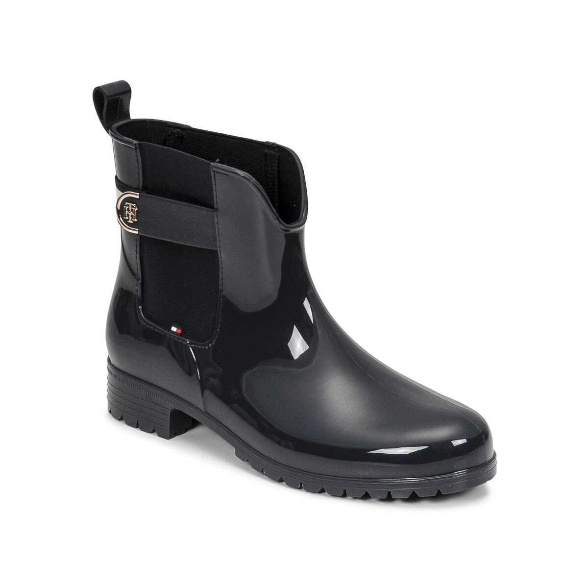Tommy Hilfiger  TH HARDWARE RAINBOOT  Modrá
