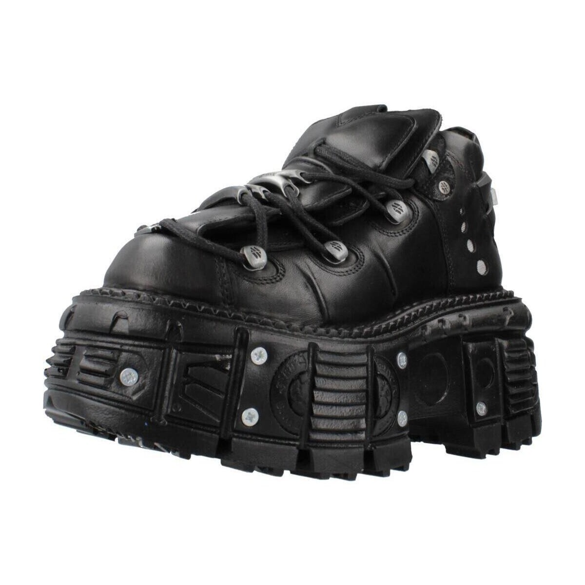 New Rock  Botines Mujer Modèle M Tank106 C2  Černá