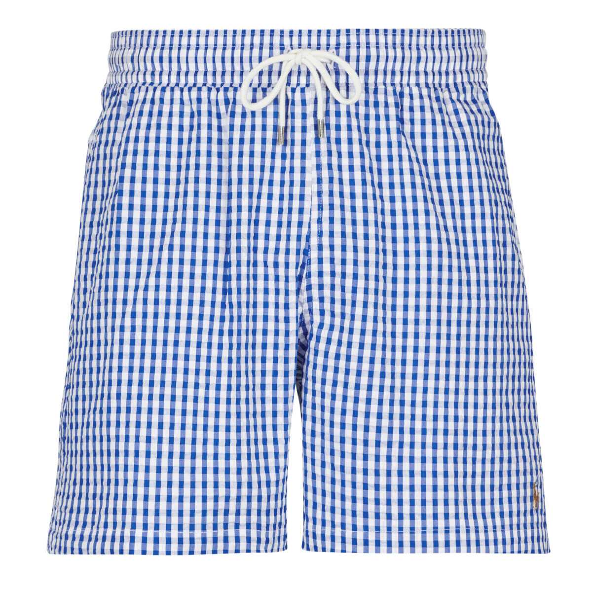 Polo Ralph Lauren  MAILLOT DE BAIN A CARREAUX EN SEERSUCKER  Modrá