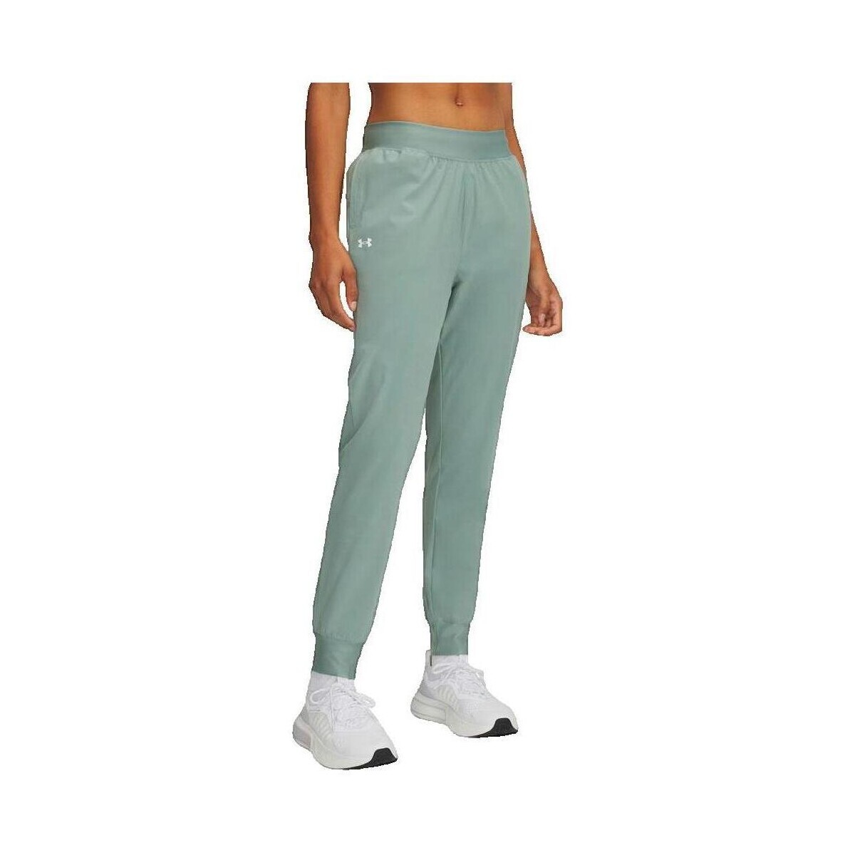 Under Armour  Pantalon Under Armour Rival Hi Rise tissé  Zelená