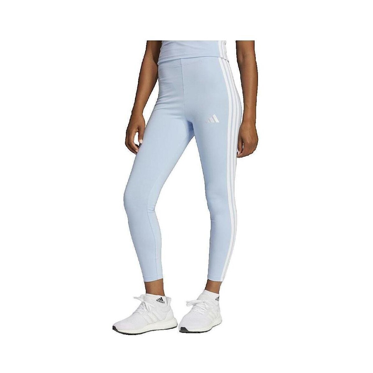 adidas  Leggings  Essentials 3 Stripes bleu  Modrá