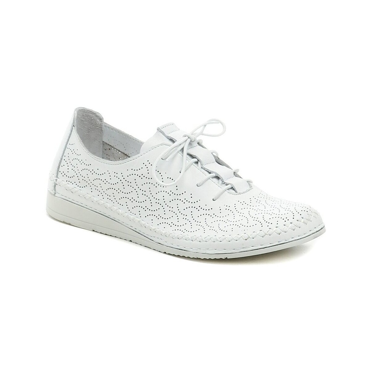 Wild  017911854-B2 bílé dámské polobotky  Bílá