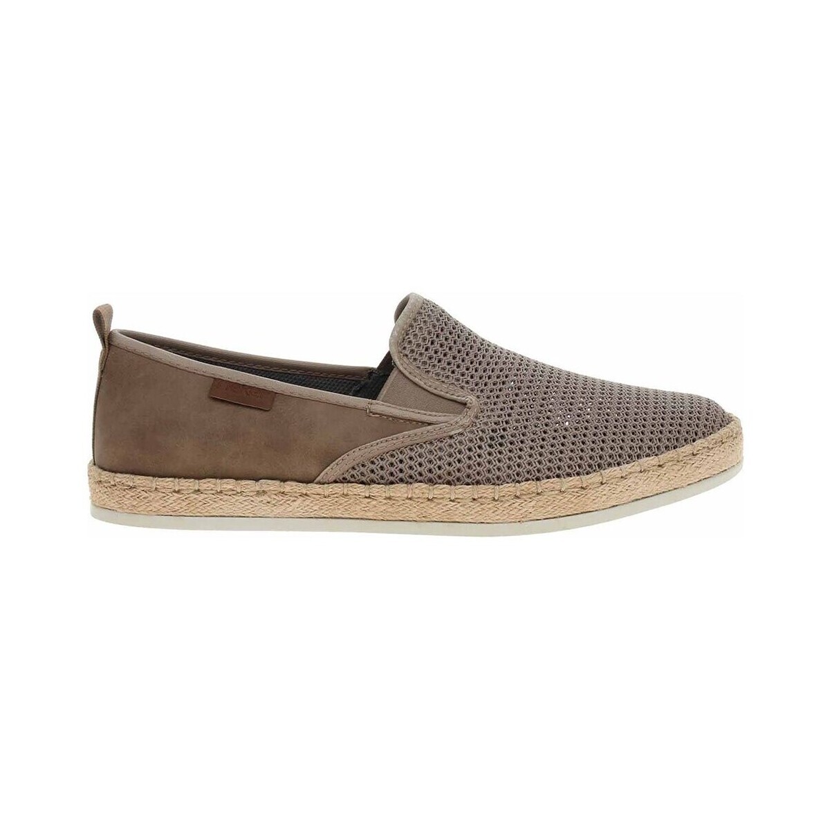 Rieker  Pánské mokasiny  B2661-64 beige  Béžová