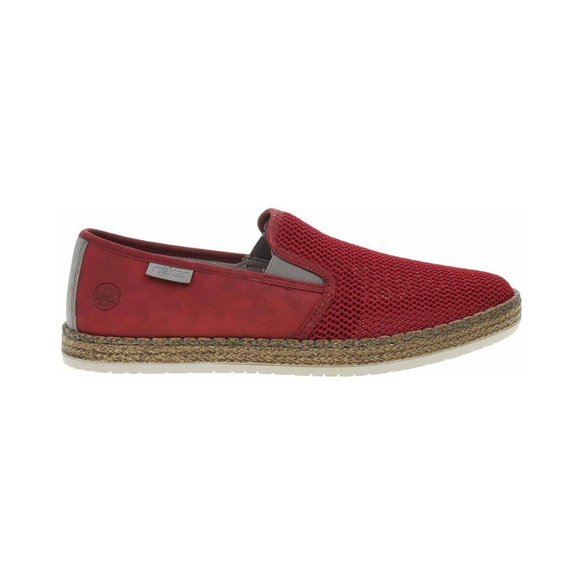 Rieker  Pánské mokasiny  B5265-33 rot  Červená