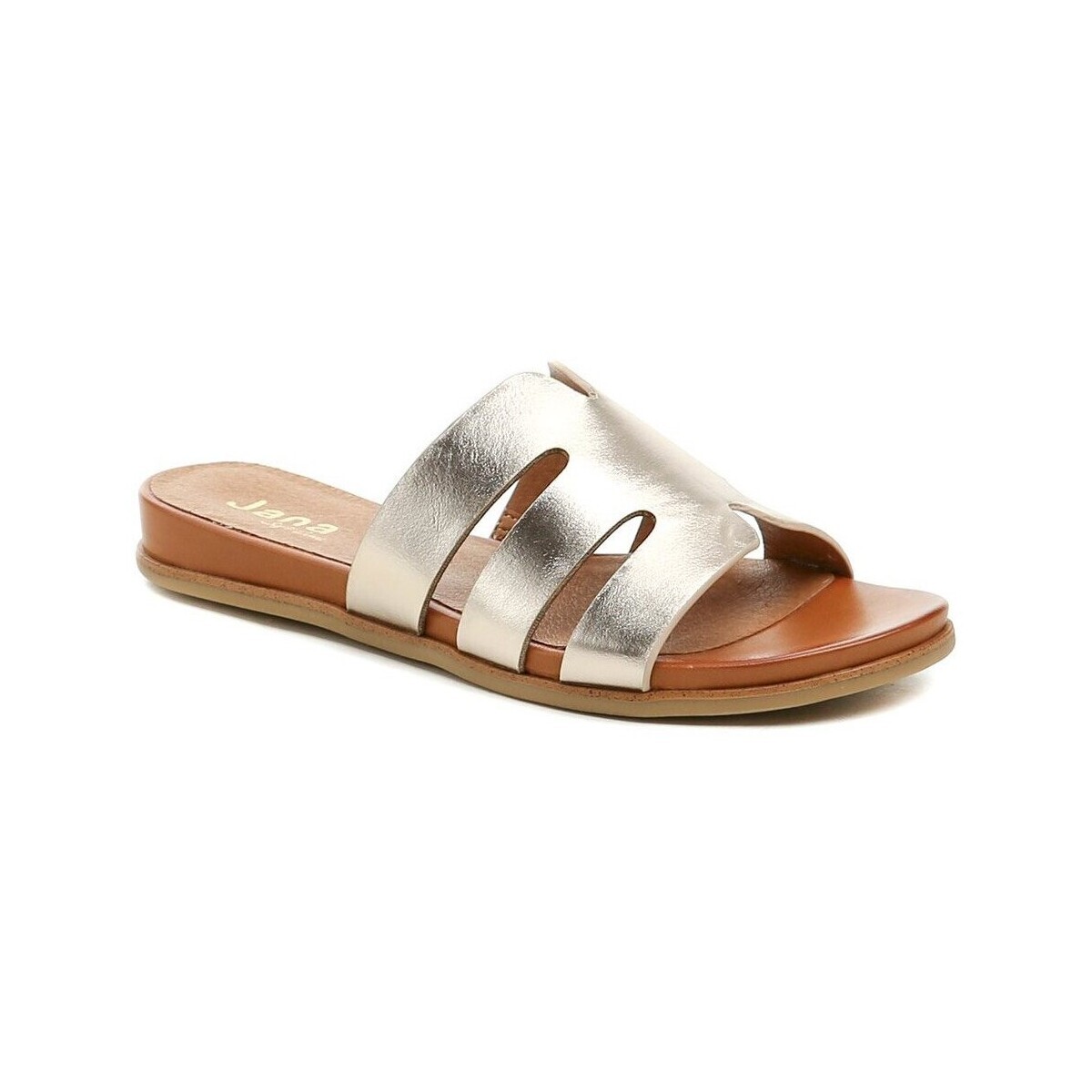 Jana  8-27166-44 champagner dámské nazouváky